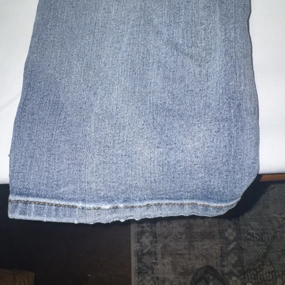 Nat Nast Jeans Mens 36x32 Blue Maverick Straight Dark Wash Faded Luxury Denim